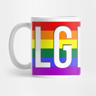 Rainbow flag LGBTQ Mug